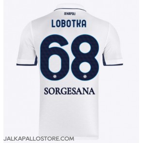 SSC Napoli Stanislav Lobotka #68 Vieraspaita 2024-25 Lyhythihainen